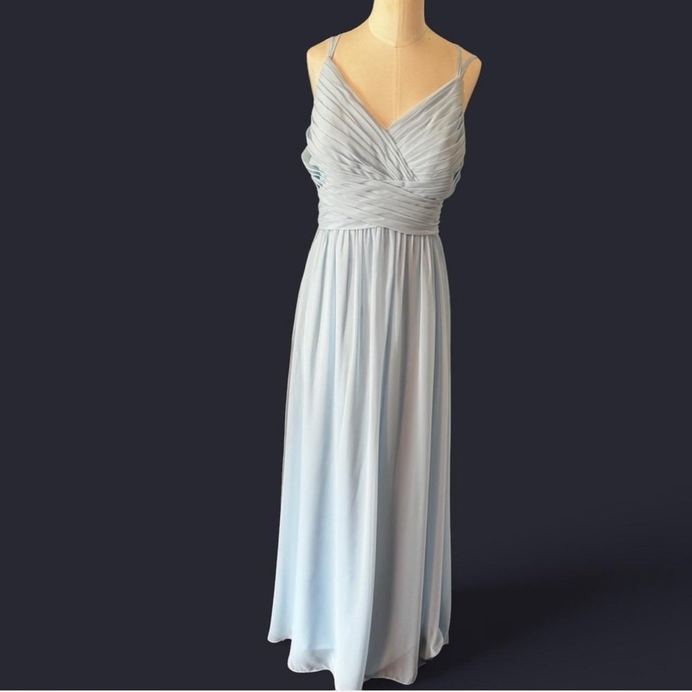 Azazie Light Blue Maxi Dress bridesmaid dress or princess dress